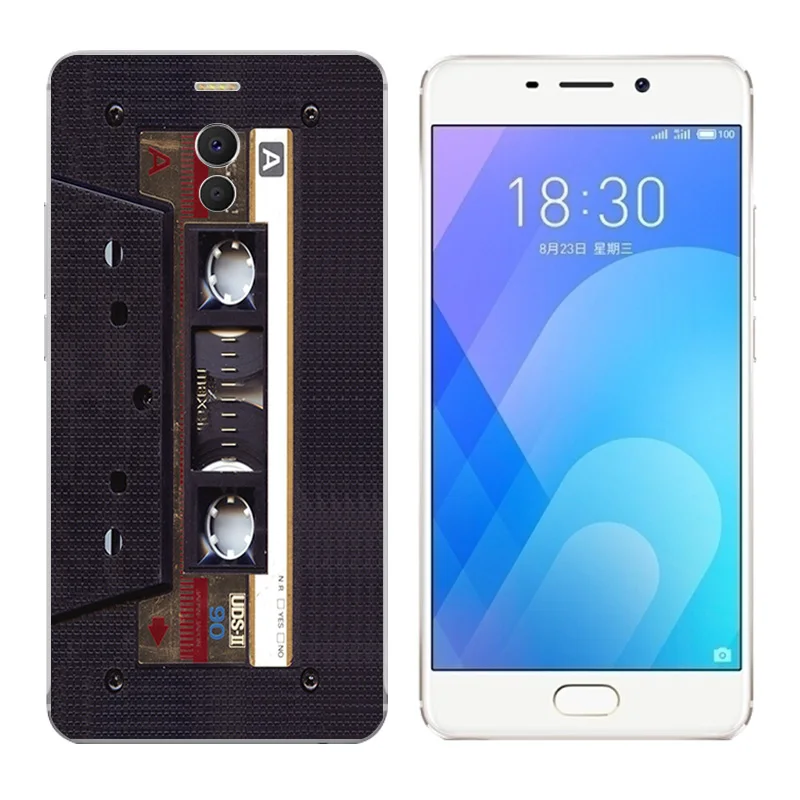 Чехол для телефона Meizu M6 Note силиконовый чехол с ботаническим принтом Meilan сумки