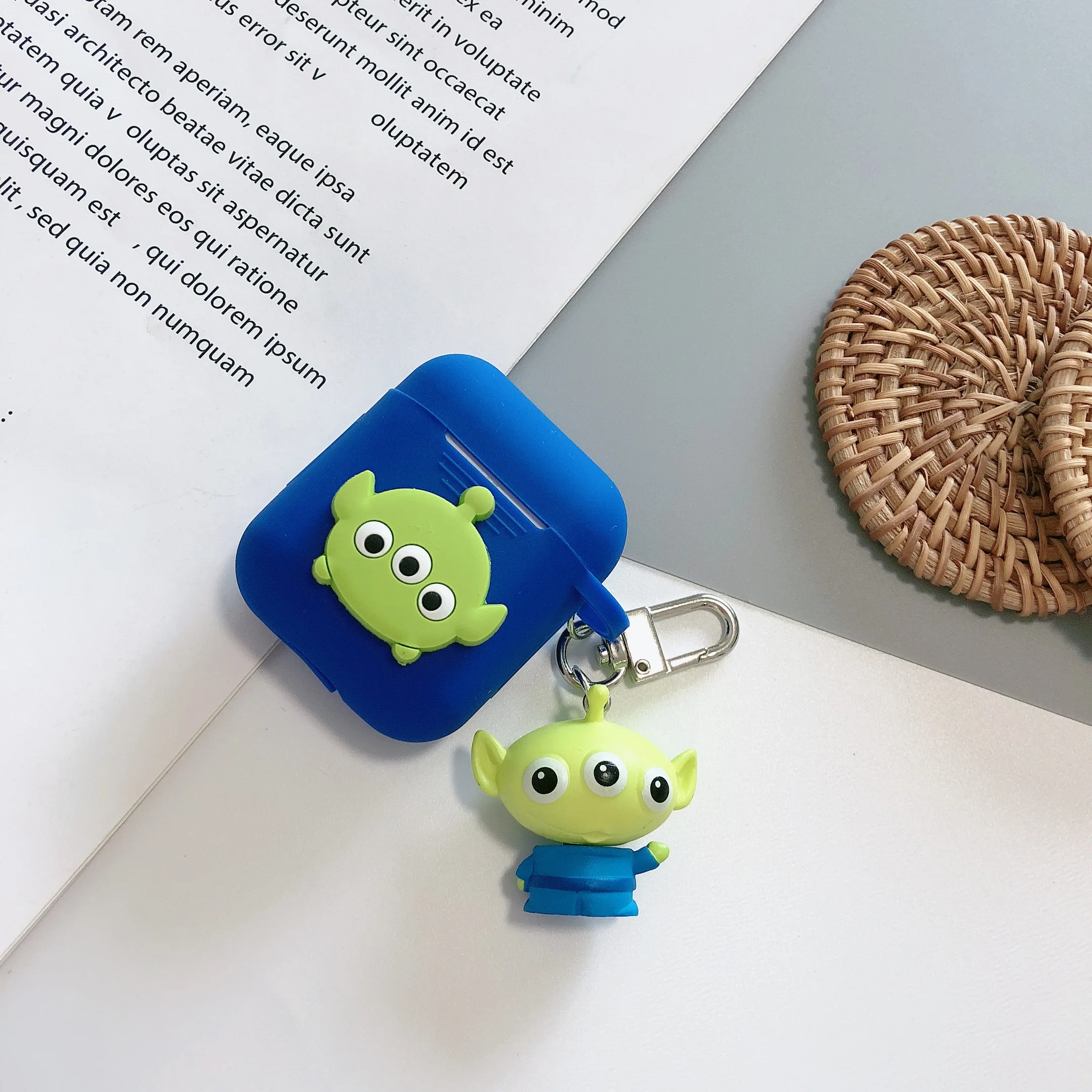 Чехол для наушников Toy Story Rex Dinosaur Hamm Red Hearts Jessie Green Alien для Apple Airpods 1 2 силиконовый защитный чехол с рисунком