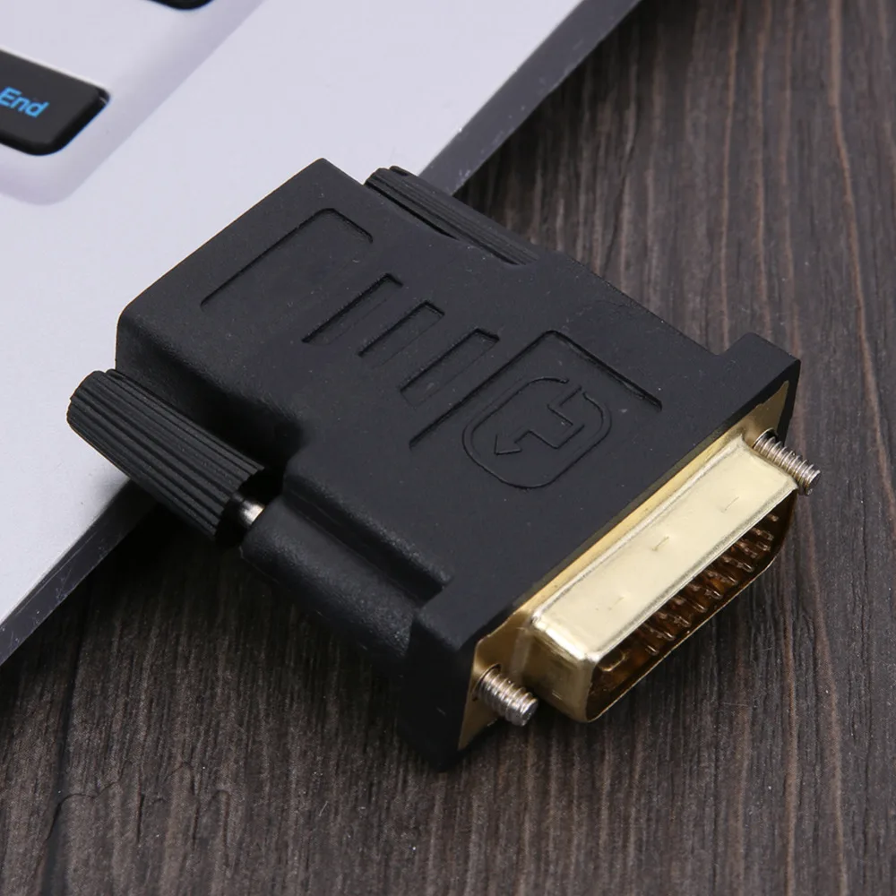 ALLOYSEED высокое качество конвертер Кабель HDMI Женский к DVI 24+ 1Pin Мужской конвертер адаптер кабель Разъем поддержка 1440P 1080P