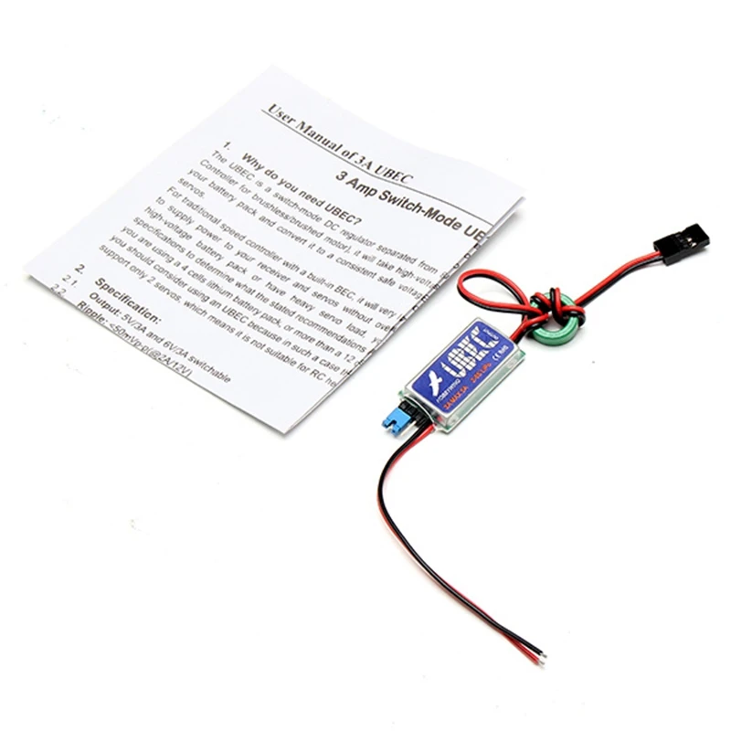 5 в 3A UBEC Поддержка 2-6S Lipo батареи полностью экранированный анти-помех стабилизатор