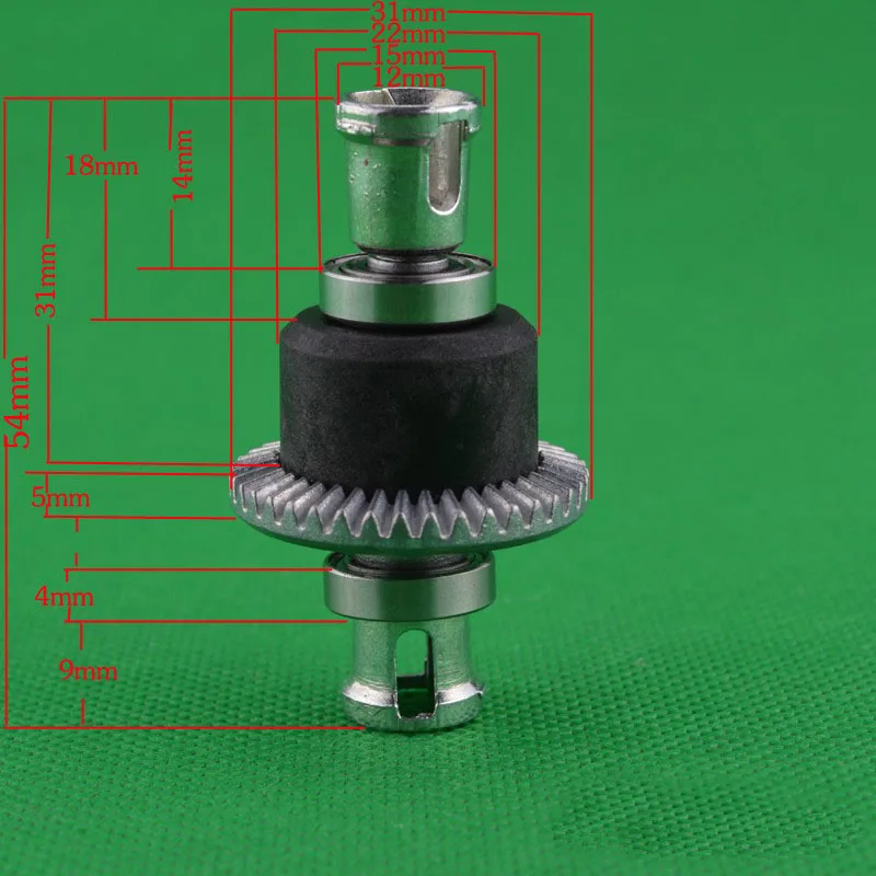 Subotech BG1506 BG1507 BG1508 BG1509 BG1513 1/12 RC Car Spare parts Front and rear metal differential CJ0007 CJ0008 | Игрушки и хобби