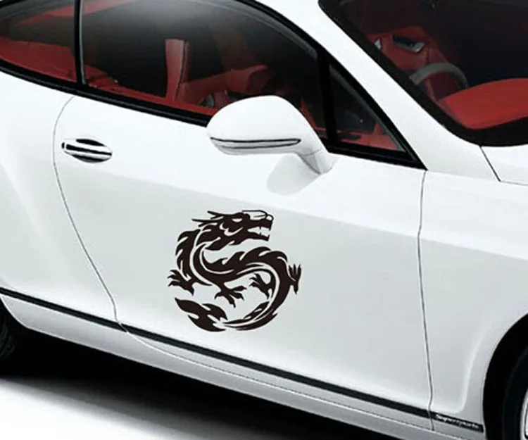 14*12 см водонепроницаемый дракон тотем стикер автомобиля Наклейка тела s Дракон