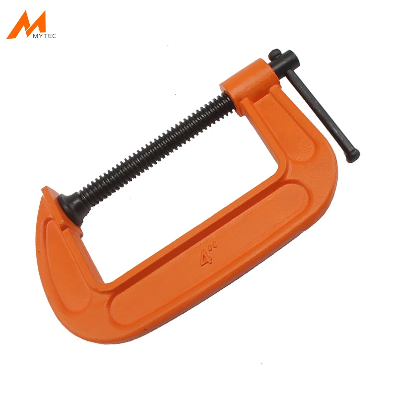 Heavy Duty C зажим 1/2/3/4/5/6/8/10/12-дюймовый ковкий чугун деревообрабатывающие g-зажим