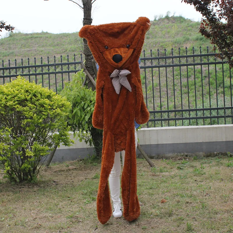 Giant Bear Skin 200cm Teddy Bear Skin Plush Toy Teddy Bear Coat Kids DIY Birthday Gift images - 6