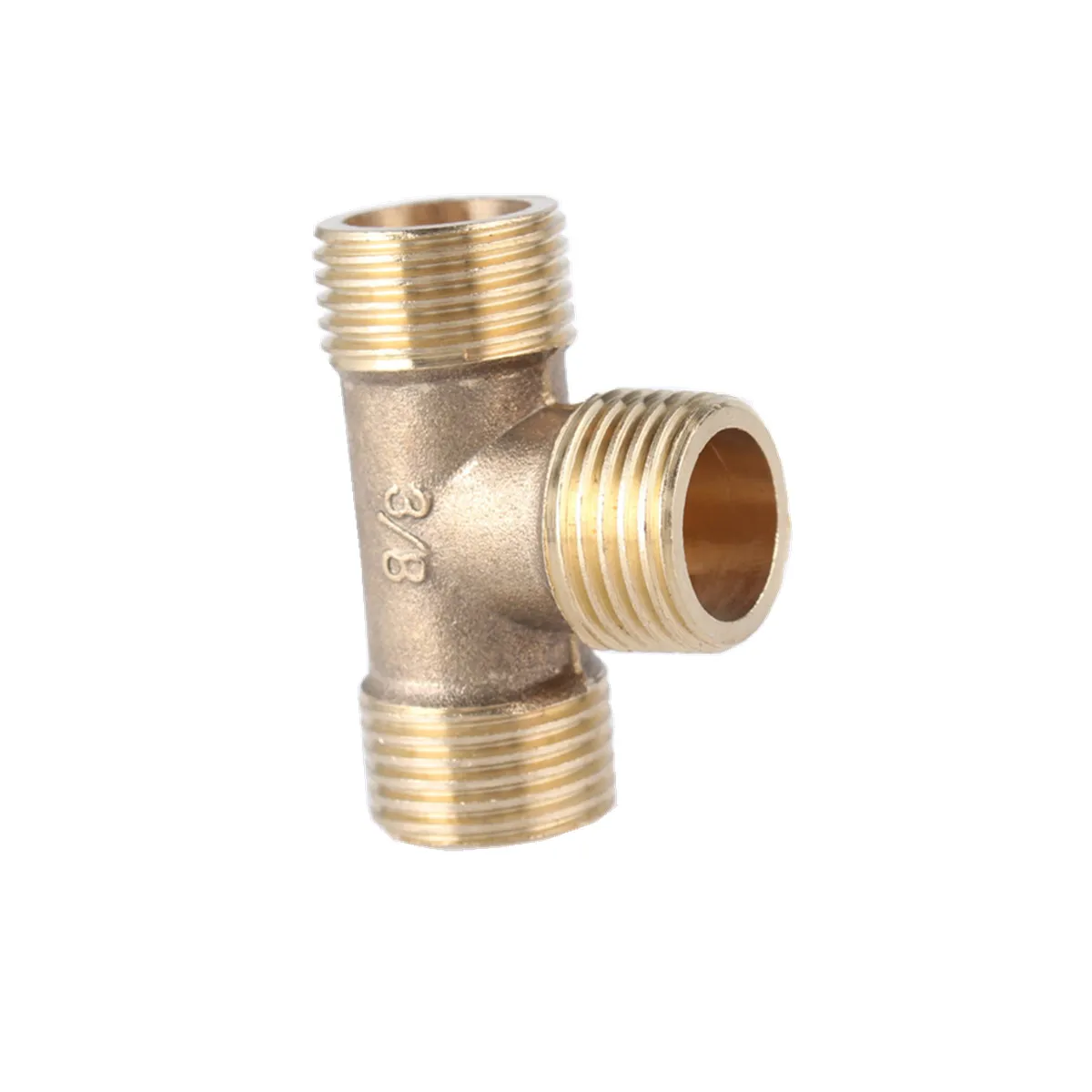 3 сторонний тройник Т образной формы 1/8 &quot1/4&quot 3/8 &quot1/2&quot BSP латунный фитинг для