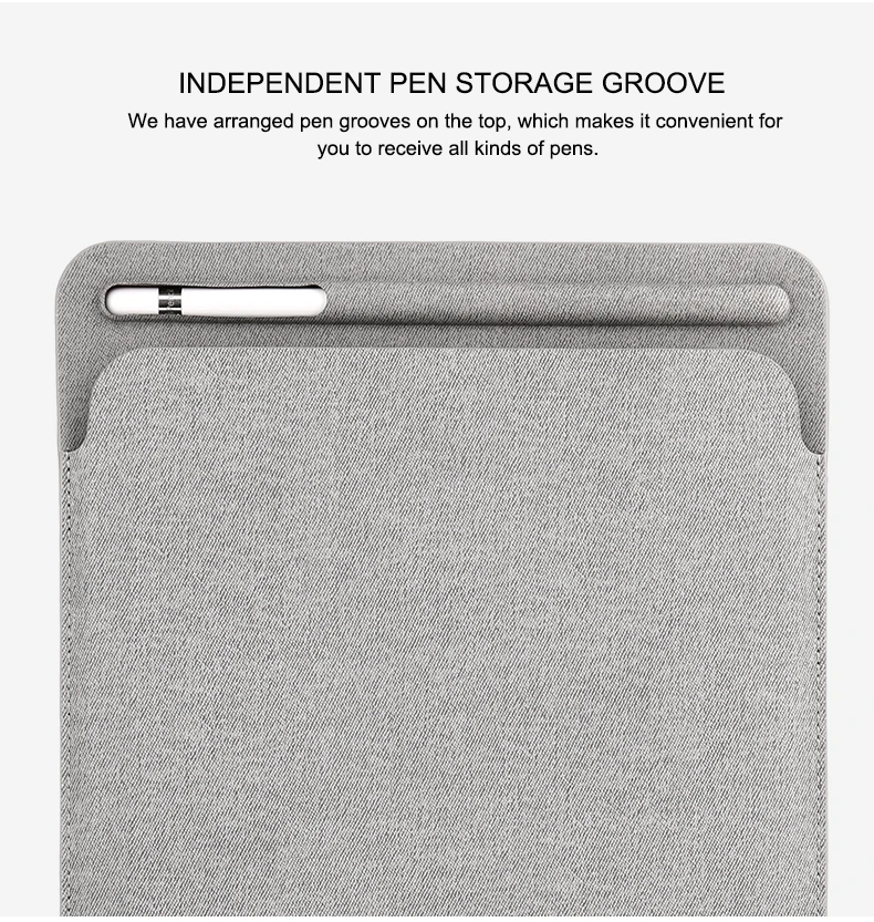 Льняная отделка рукава чехол для нового iPad Pro 11 A80. Чехол-сумка с отделением
