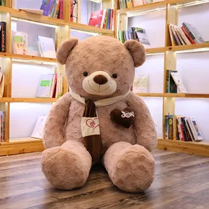 Розовый 80CM/ 100CM T-shirt Love Teddy Bear Doll Large Plush Toy Big Bear Appease Stuffed Doll Female Birthday Gift Valentine's Day Gift - Цвет: Розовый
