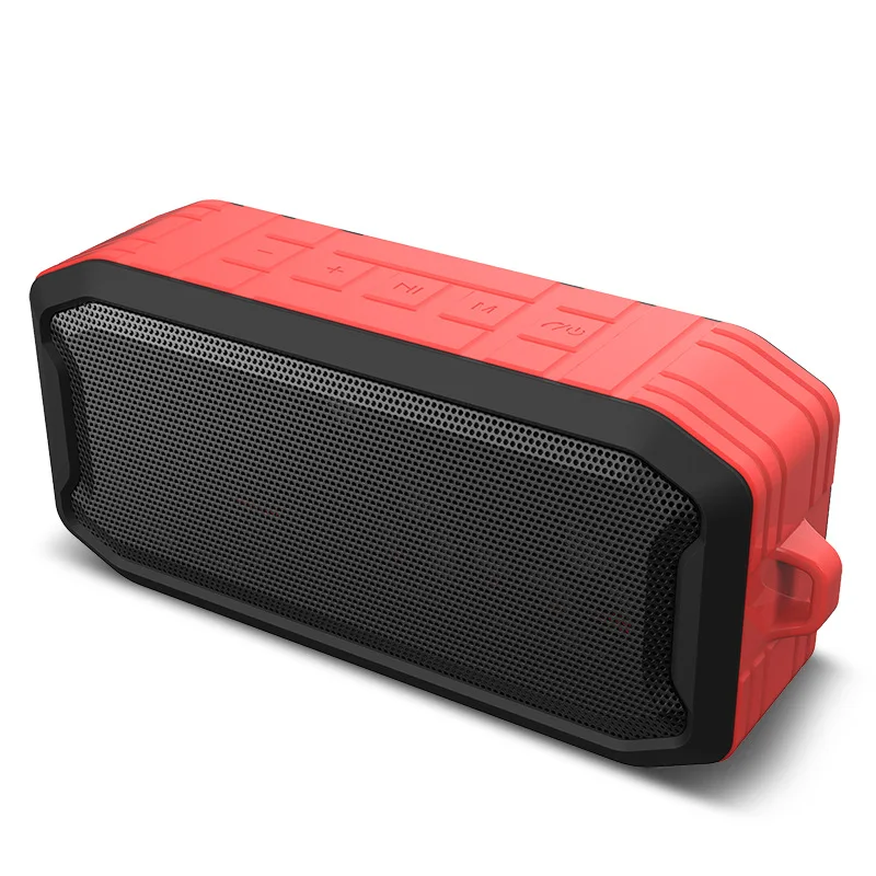 Red Водонепроницаемый беспроводной Bluetooth динамик портативный громкий динамик fm-радио Саундбар звук TWS стерео Открытый Бумбокс caixa де сом бар - Цвет: Red