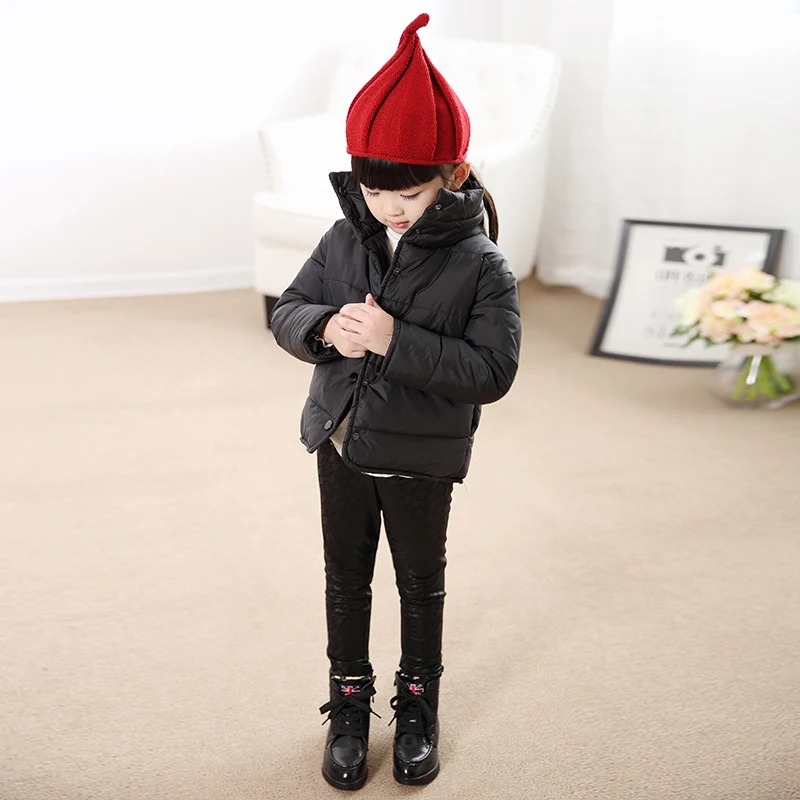 Новое зимнее пальто унисекс для мальчиков и девочек модная теплая детская зимняя