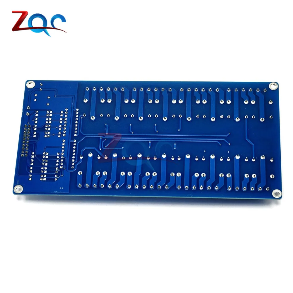 Плата интерфейса релейного модуля постоянного тока 5 в 16 каналов для Arduino PIC ARM DSP PLC
