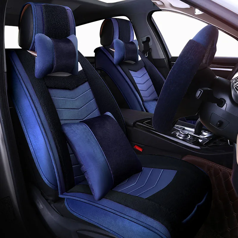 Новые Короткие Плюшевые Авто универсальные автомобильные чехлы для Honda Civic Accord Fit Element Freed Life Zest автомобильные аксессуары для автомобиля-Стайлинг