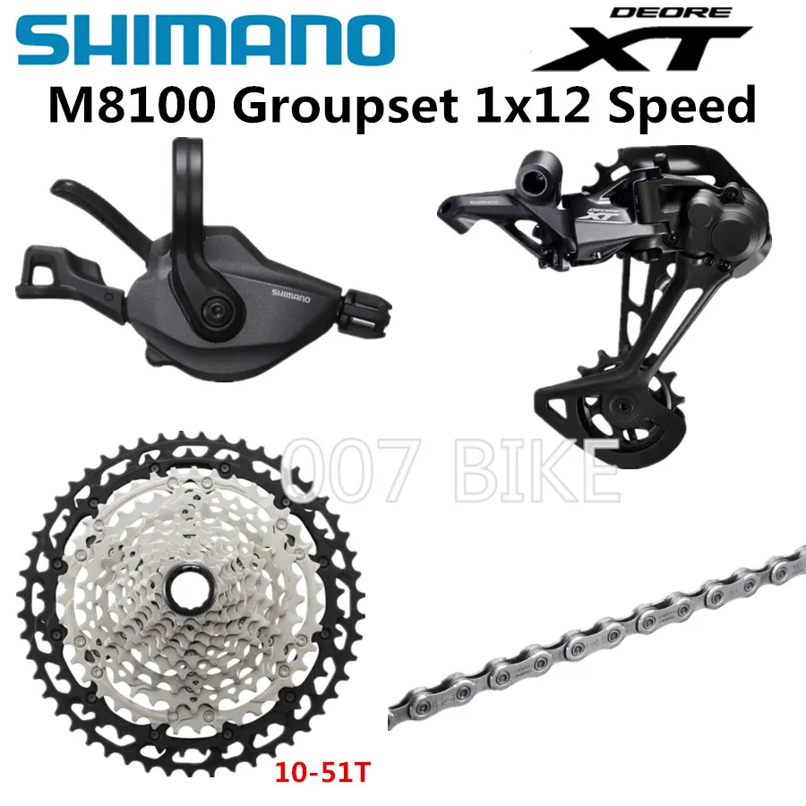 Переключатель передач SHIMANO DEORE XT M8100 задний переключатель для горного велосипеда