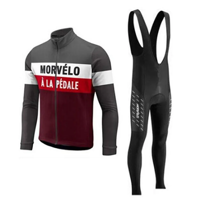 MORVELO набор Джерси для велоспорта pro team с длинным рукавом Ropa Ciclismo hombre уличная спортивная одежда для велоспорта Триатлон набор для велоспорта