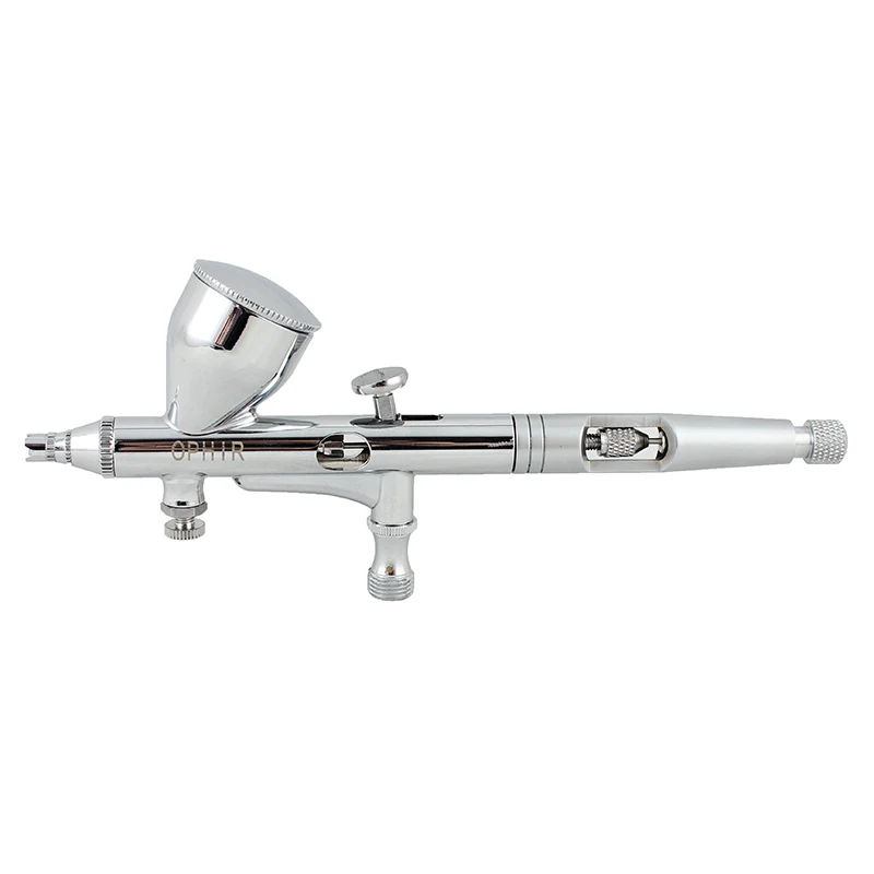 Комплект аэрографа двойного действия OPHIR Pro с 3 наконечниками и воздушным