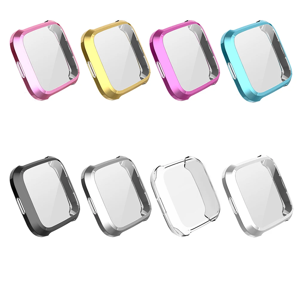 Защитный чехол для часов защита экрана ТПУ силиконовый защитный прозрачный Fitbit