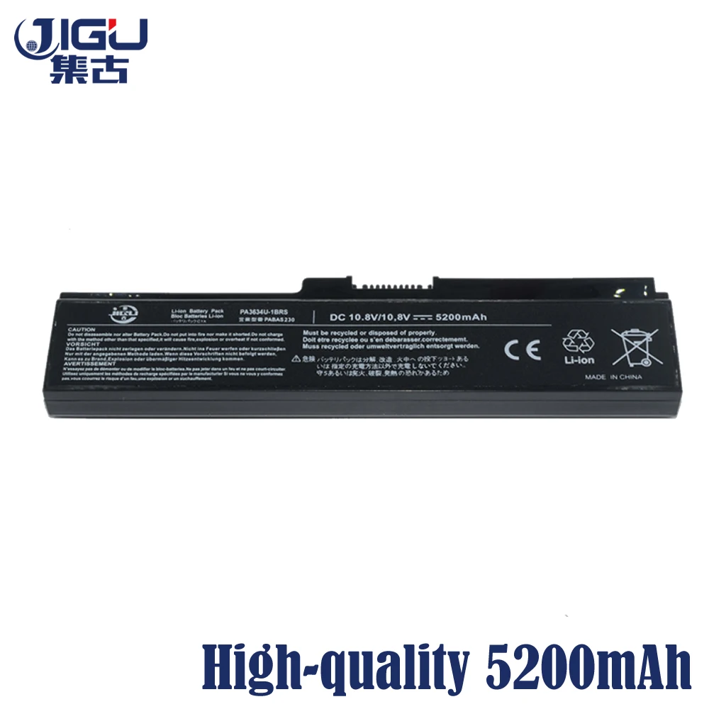 JIGU черный Аккумулятор для ноутбука TOSHIBA Satellite T110D T115 T115D T130 T135 T135D U400 U405 U405D U500 U505 L650