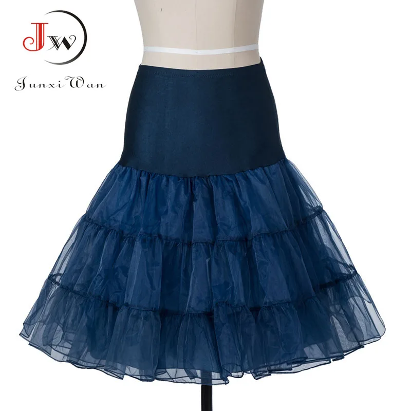 Skirts Vintage 50s 60s Women Ball Gown Tutu Skirt Swing Rockabilly Petticoat Underskirt Crinoline Fluffy Pettiskirt for Wedding