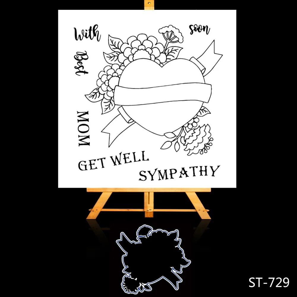 

ZhuoAng Mother rehabilitation pattern molding die / mold frame embossing template / DIY clip art album decoration metal crafts