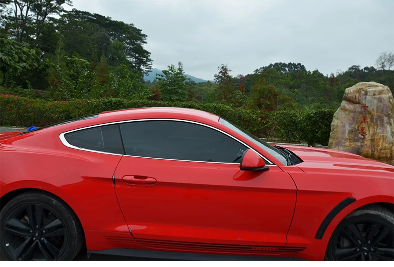 Подходит для FORD MUSTANG модификация отделки окна в специальном корпусе из
