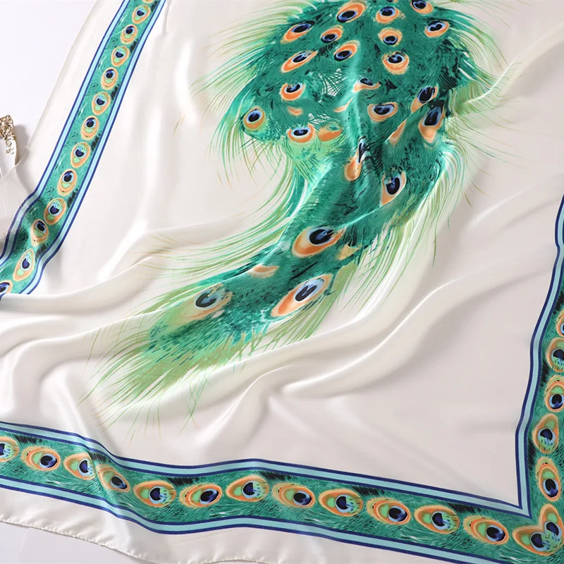 RUNMEIFA Luxury Brand New Fashion Summer Silk Scarf For Women/Ladies Long Soft Wrap and Shawls Beach Hijab Female Foulard