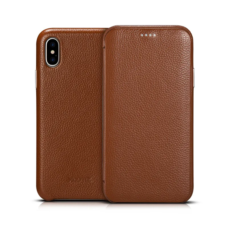 XOOMZ для iPhone XS MAX чехол из натуральной кожи чехол для iPhone 7 8 Plus X защитный чехол Магнитный Флип сотовый Чехол для телефона