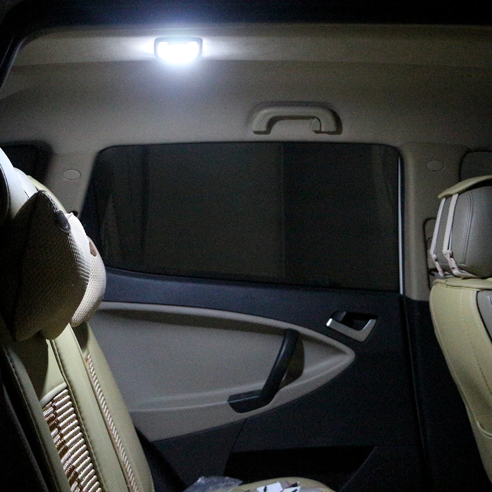 YM E-Bright 2 шт Светодиодный светильник 5730 15 SMD светодиодный s 12V DC с T10 фестон-адаптер