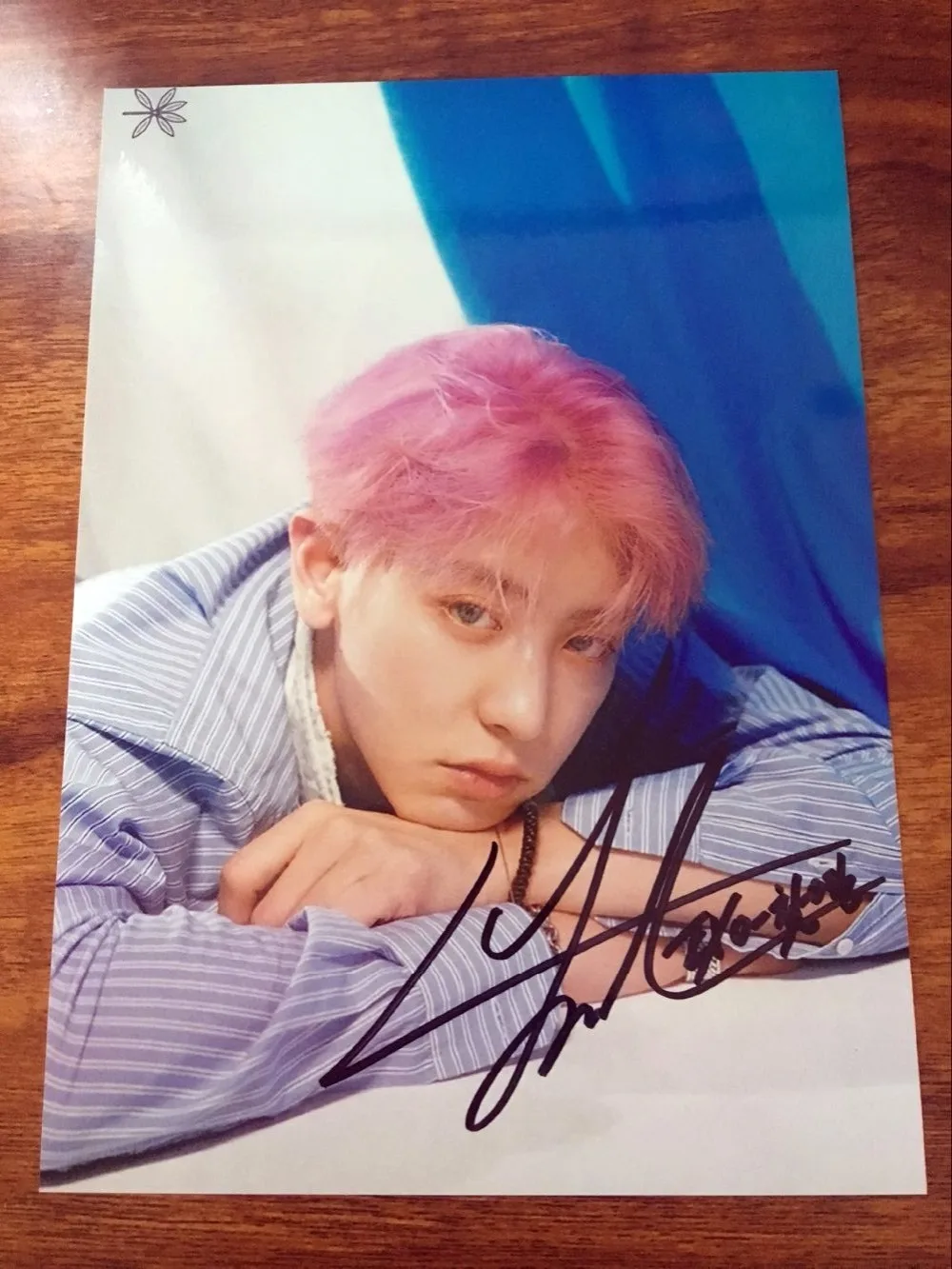 Ручная подписка EXO Park Чан Ёль фото с автографом 5*7 102018