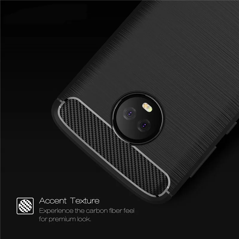 PDGB Brushed TPU Case for Moto G5 Slim Carbon Fiber Silicone Soft Cover Shell For Motorola E5 G3 G4 G5S G6 Z Play Plus G7 |