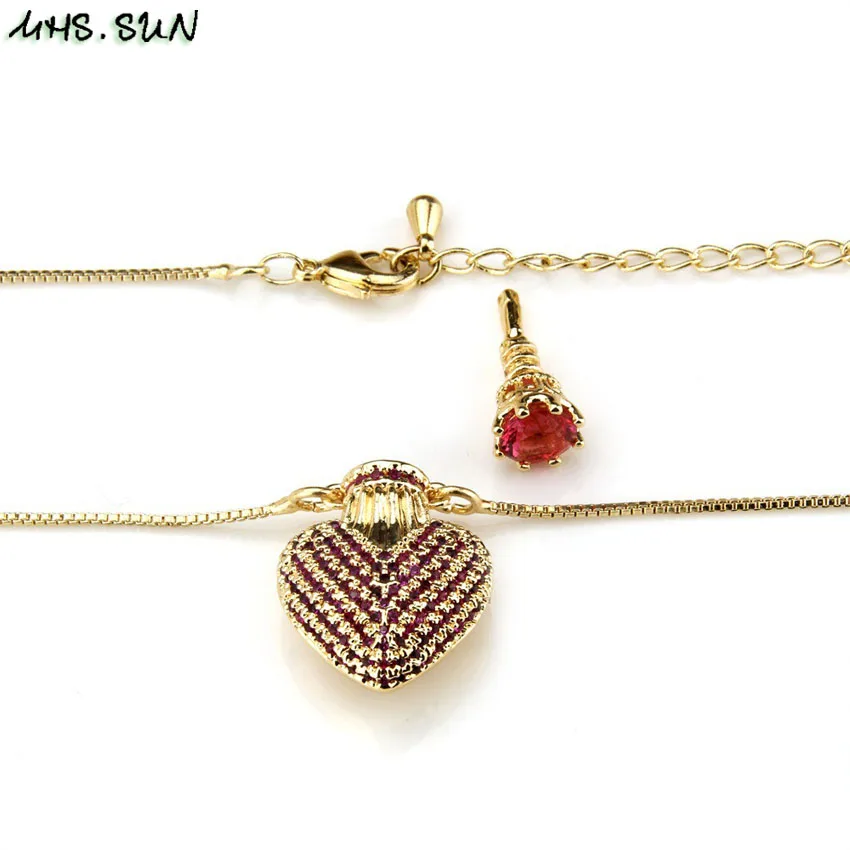 Служба. Солнце Элегантный Женский парфюм во флаконе дизайн ожерелье сердце