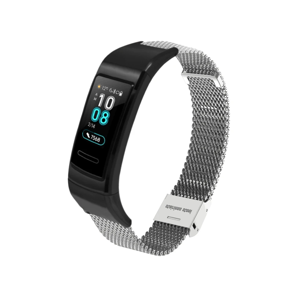 FIFATA Миланский Браслет ремешок для huawei Band 3/Redmi 3 pro часы браслет Нержавеющая сталь Ремень Замена аксессуары