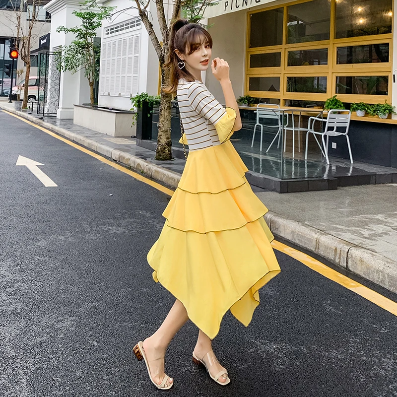 2019 Новое поступление летнее платье для беременных женские повседневные платья в