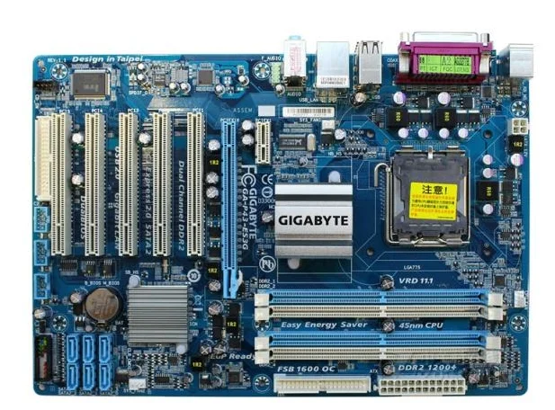 Gigabyte GA-P43-ES3G оригинальная материнская плата LGA775 DDR2 USB2.0 16G P43 P43-ES3G настольных SATA2 системная плата Б/у