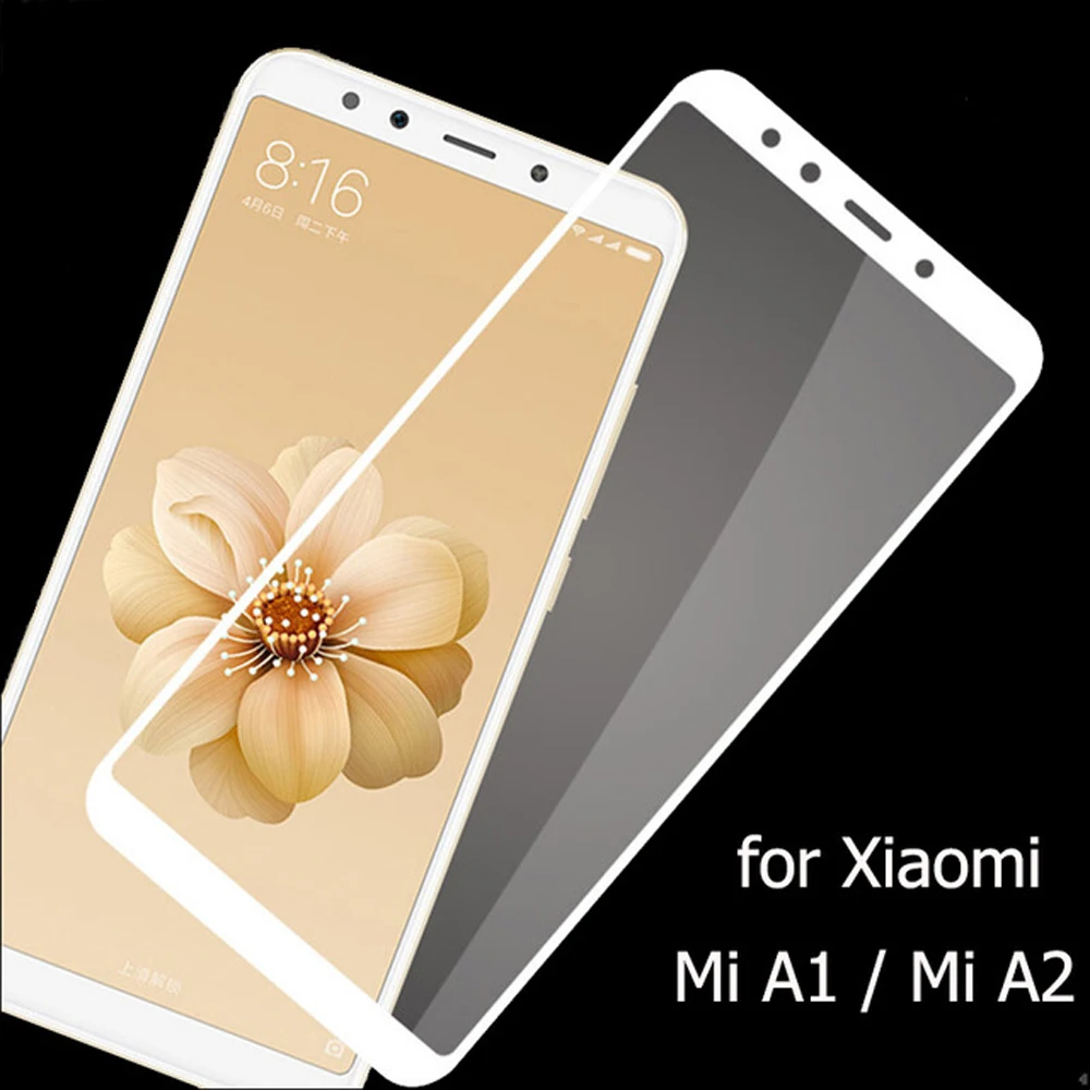 Закаленное стекло 9h для xiaomi mi a2 lite a1 play pocophone f1 защита экрана телефона на стекле