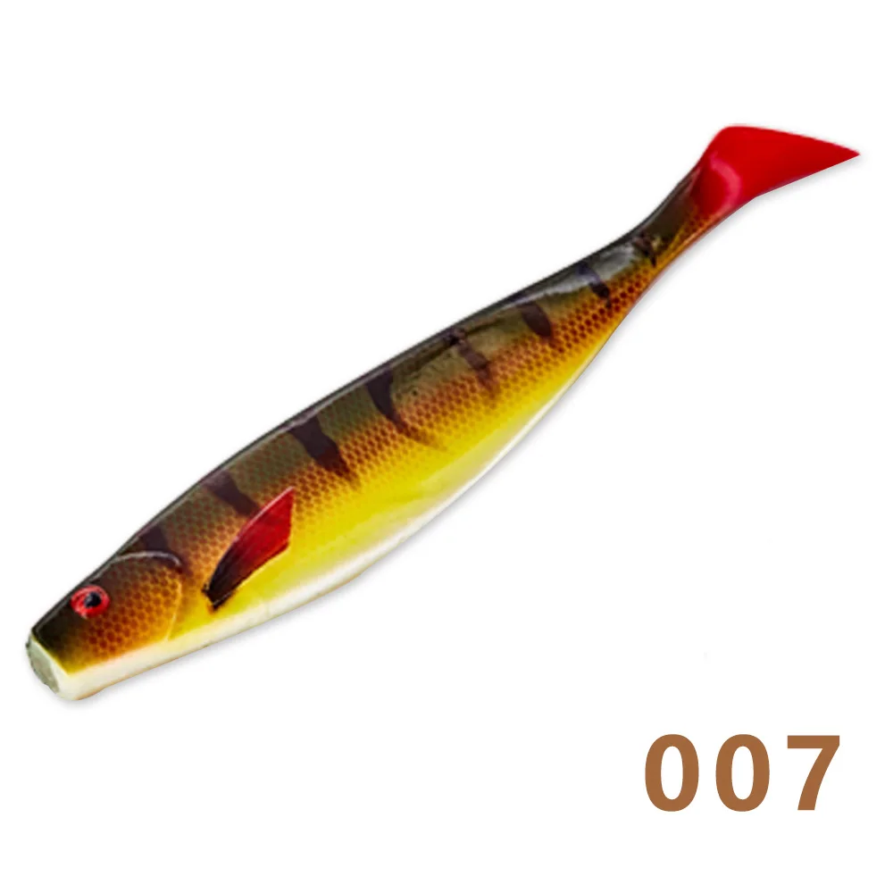 Новинка, Мягкая приманка для рыбалки Hunthouse pike savsge, 12 см, 15 см, 18 см, Pro Shad, натуральная Классическая приманка, berserk shad, большая приманка shad - Цвет: 007