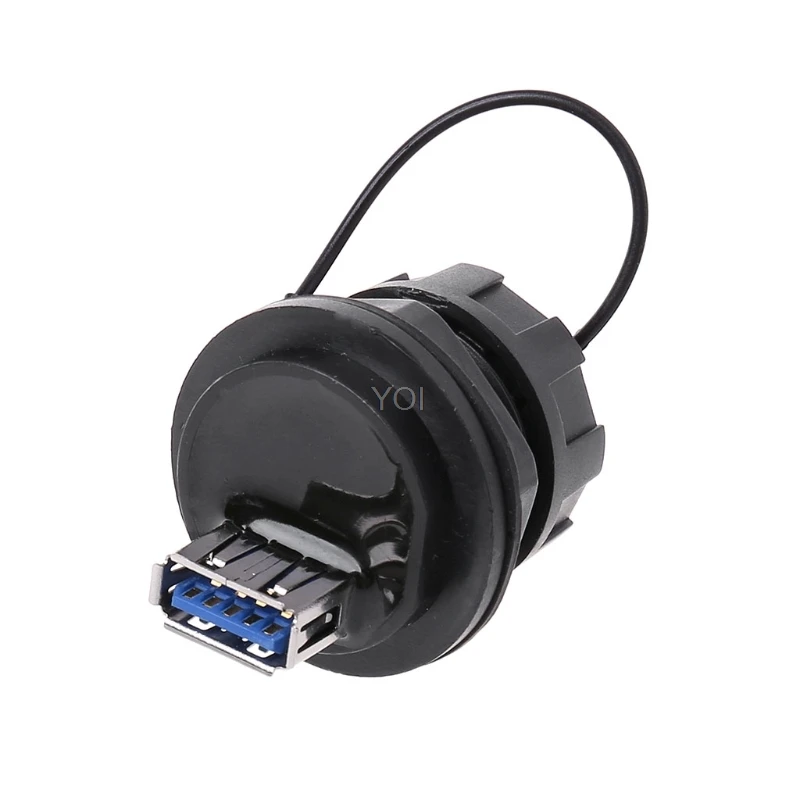 Флеш накопитель USB с гнездовым разъем адаптер для монтажа на панель