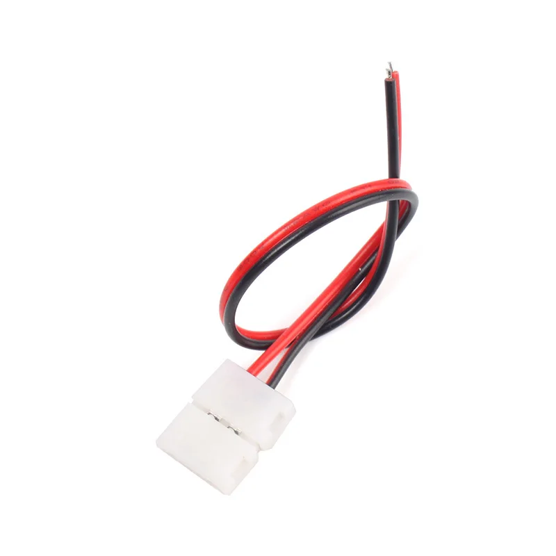 5 шт./лот 8 мм 2pin Светодиодная лента разъем для платы PCB провод 3014/3528/2835/5630 SMD