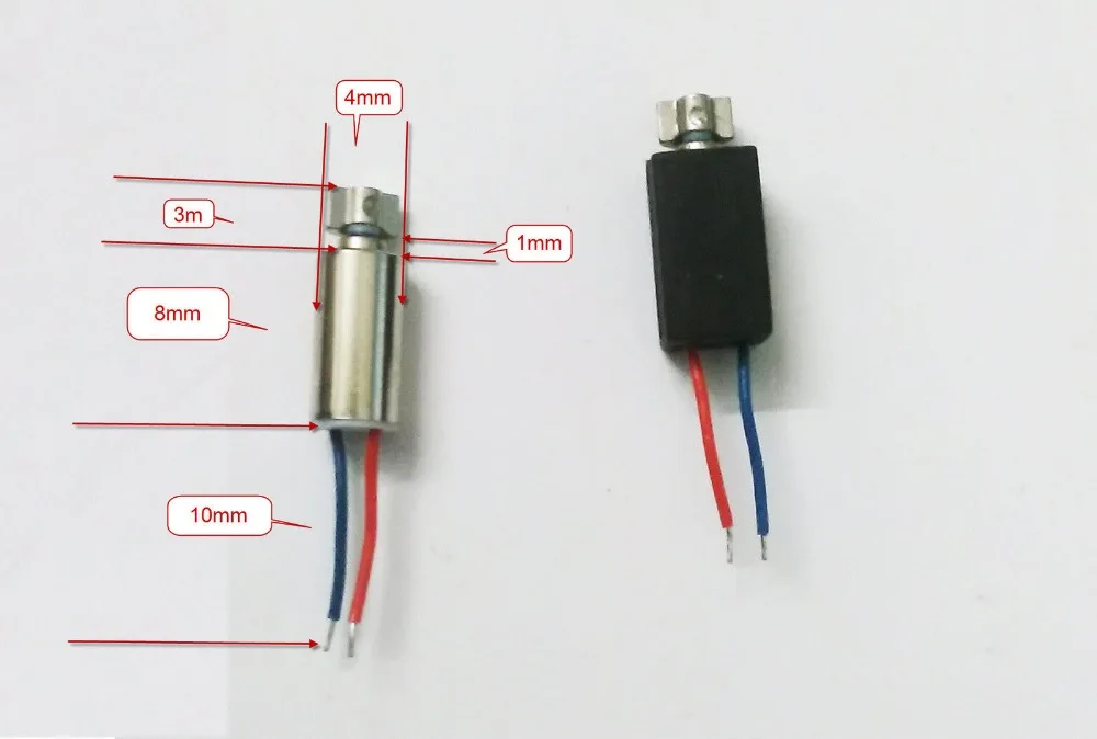 200 шт. вибрирующий микро пейджер для мобильного телефона двигатель DIY 4 мм x 8