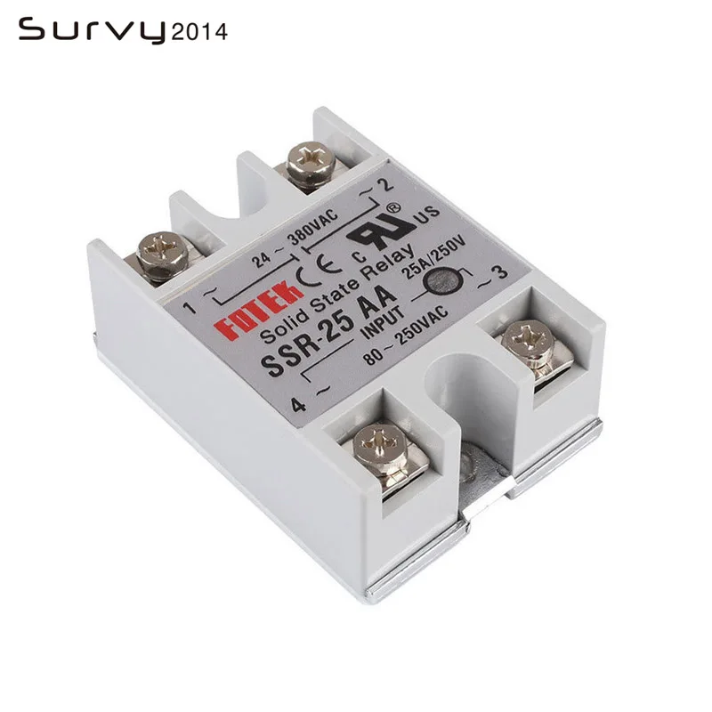 SSR 25AA 40AA 25A 40A AC Однофазное твердотельное реле 80 250VAC 220В|Интегральные схемы| |