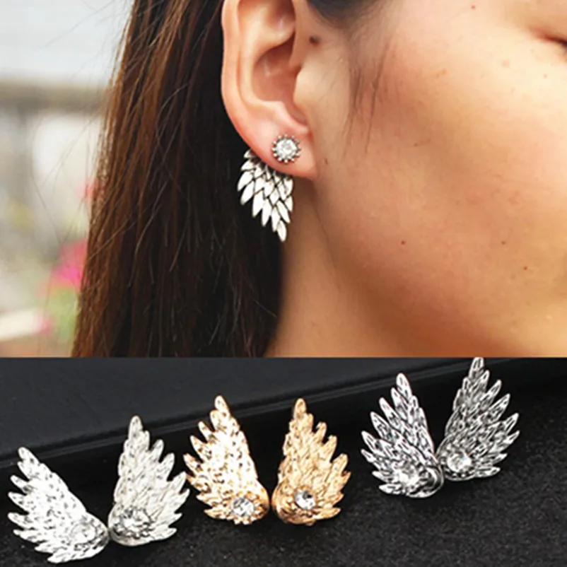 Ангел брошь крылья для женщин раньше ювелирные изделия серьги вечерние