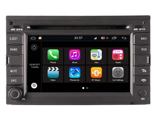 S190 4 ядра android 7.1 аудио автомобиля для VW Golf Чико (2004-2009) dvd-плеер головное устройство