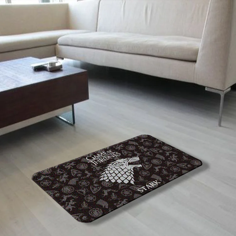 Style 1 60x41 см аниме Игра престолов дверной коврик дверной проем нескользящий ковер кровать гостиная домашняя кухня открытый стол напольный коврик - Цвет: Style 1