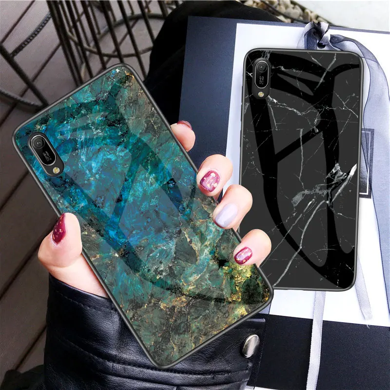 Роскошный Мраморный чехол из закаленного стекла для телефона iPhone X XR XS MAX 7 8 6 6s Plus s