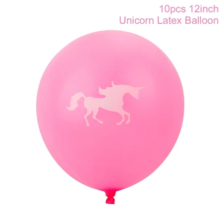 12Inch Unicorn HUIRAN, Радужный Единорог, Топпер для торта, резиновый браслет, брелок для ключей, единорог, вечерние украшения, принадлежности для вечеринки в честь Дня Рождения, детский душ - Цвет: 12Inch Unicorn