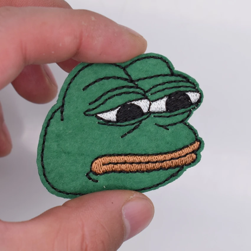 Бесплатная доставка 2 шт. Мультяшные патчи с изображением животных лягушек