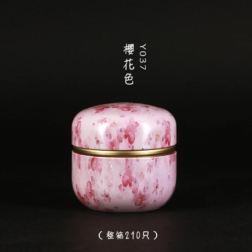 5pcs Japanese style Kitchen Tea Box Jar Storage Holder Sweetmeats Candies Cans Teaware Tea Caddies tin containers storage box - Цвет: 05