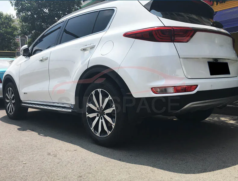 Алюминий стиль подходит для KIA Sportage подножку Подножка Nerf бар