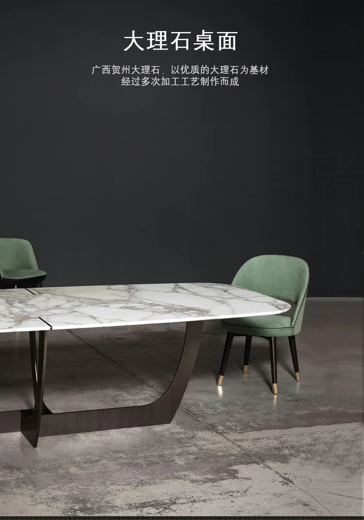 Твердый деревянный обеденный зал набор домашней мебели минималистичный