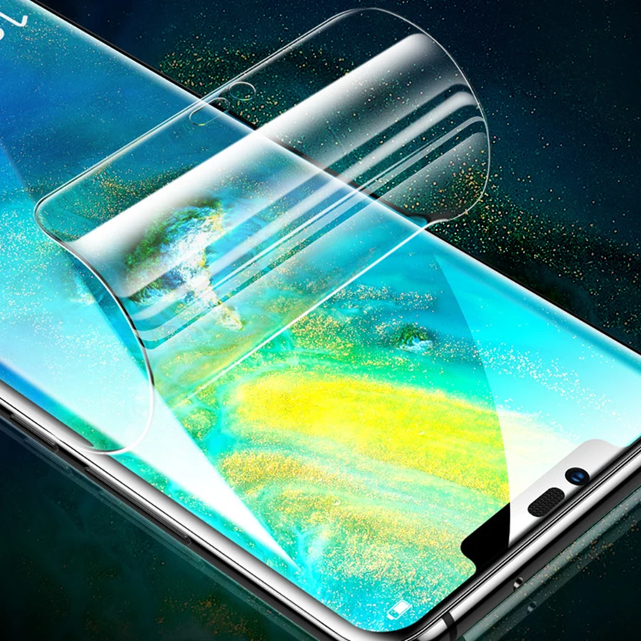 Для Huawei Nova 4 P20 Mate 20 Pro Lite Honor 10 8X P Smart Plus Мягкая силиконовая защитная пленка для