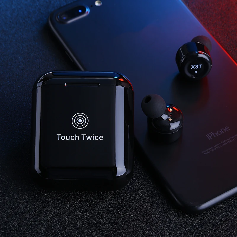 Bluetooth наушники X3T TWS с зарядным устройством 600 мА · ч|Наушники и гарнитуры| |