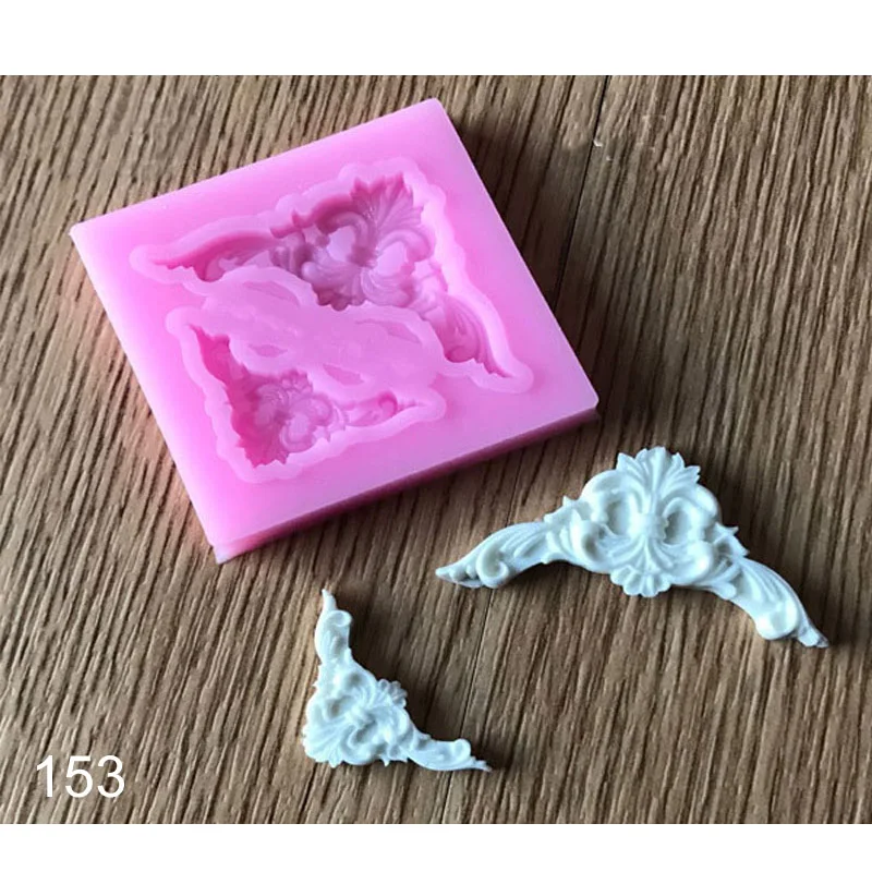 X153 Кухня столовая база для декорирования торта Gumpaste, приспособление для выпечки для цветов из мастики бабочка цветок силиконовые формы - Цвет: X153